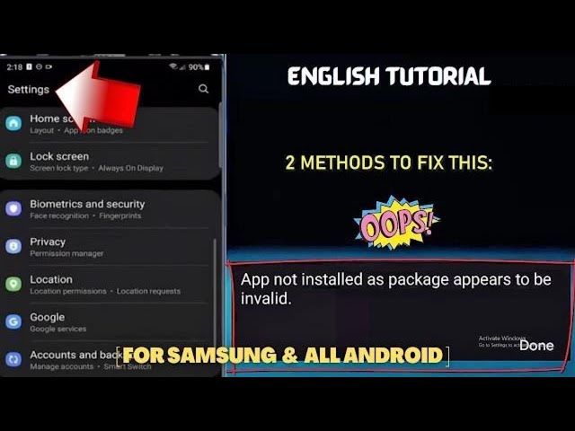 How to fix Roblox app is not installed as the package appears to be invalid  on android 