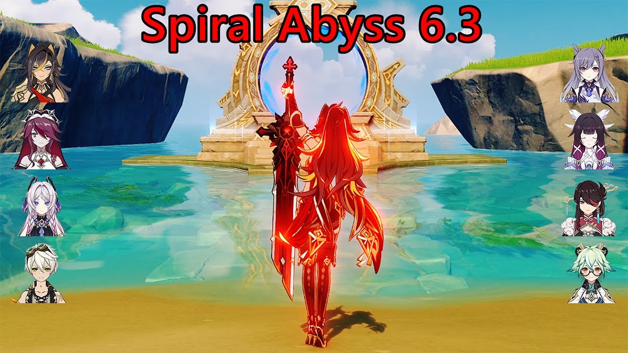 Спиральная бездна 6.3: Дехья и Кэцин + Коломбина | 12 этаж | Genshin Impact