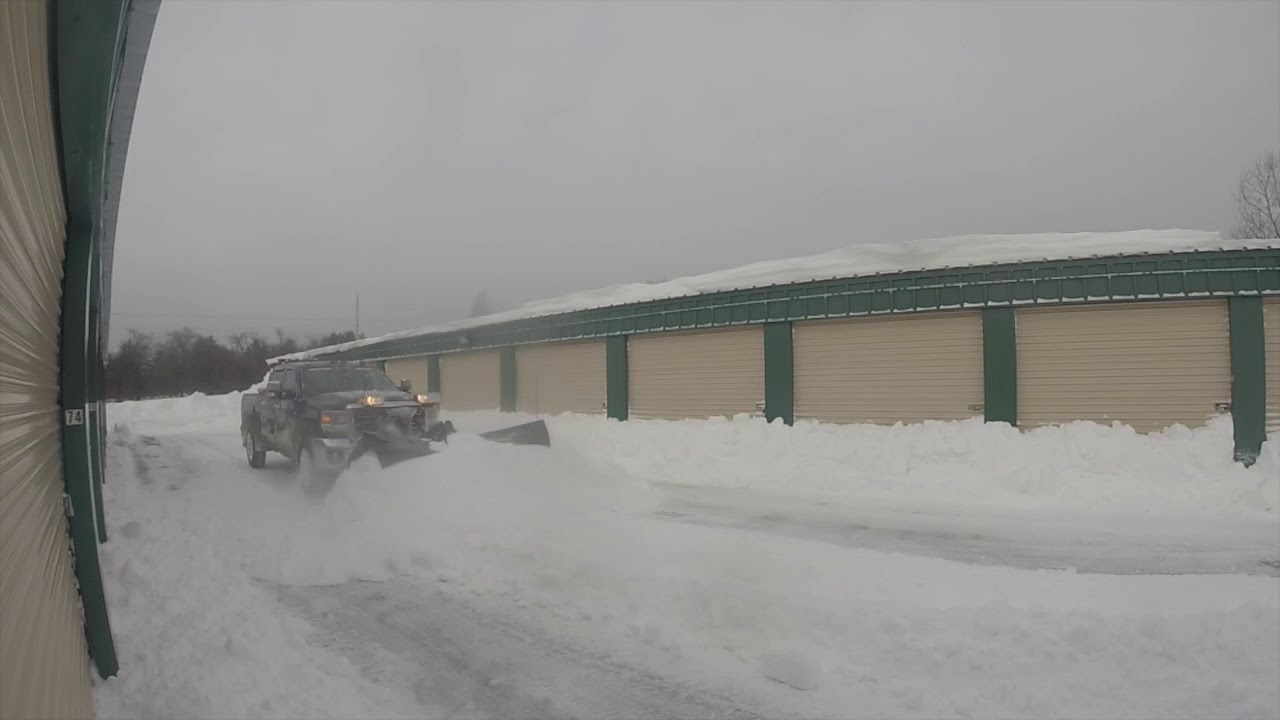 Plowing storage units