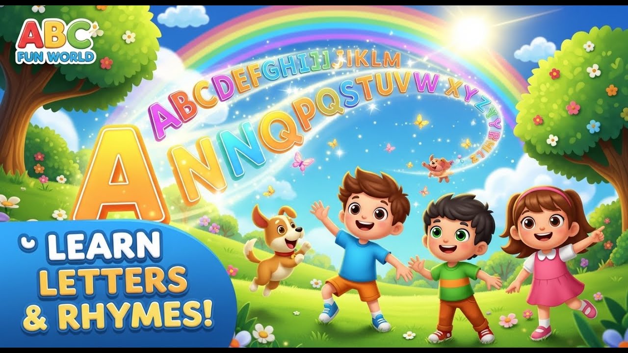 ABC Song for Children | Learn the Alphabet A to Z Rhyme | Fun ABC Kids ...