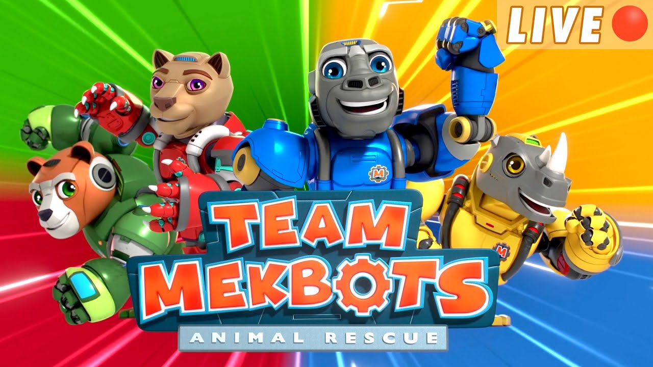 🔴 TEAM MEKBOTS 24/7 Marathon! Let’s Save Baby Animals | TEAM MEKBOTS: ANIMAL RESCUE