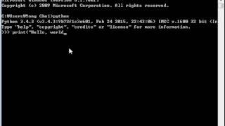 Hello, world! in Python 3