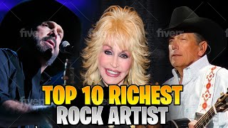 Celebrity Top 10 Richest Rock Artists | From Rock 'n' Roll Legends to Financial Titans 🎸💰 Profile