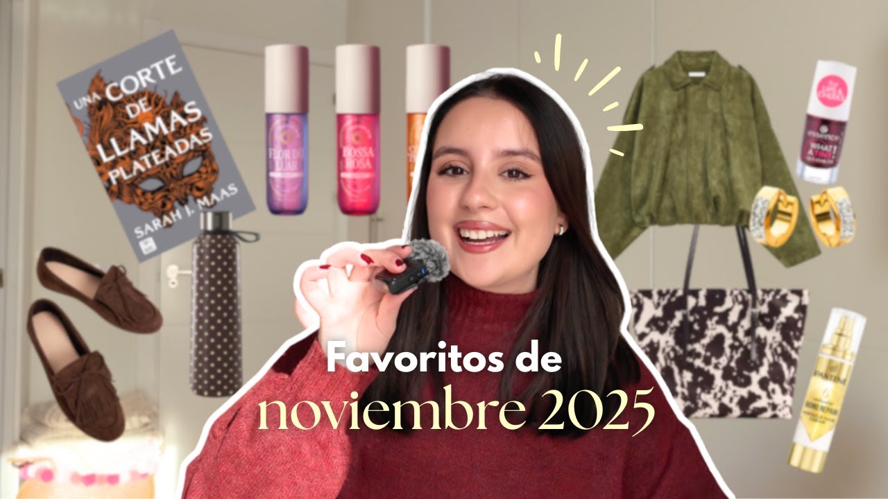 FAVORITOS DE NOVIEMBRE 2025 🧸 | Makeup, moda, libros, skincare