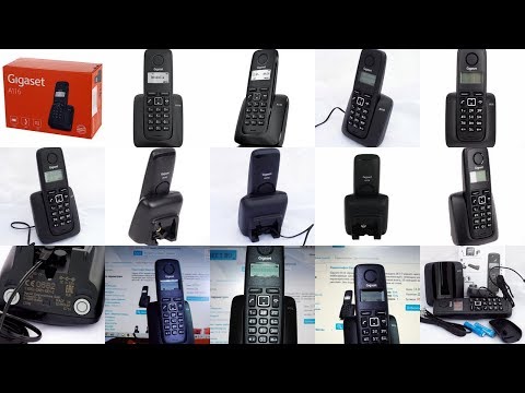 Gigaset A116 : видео обзор радиотелефона DECT