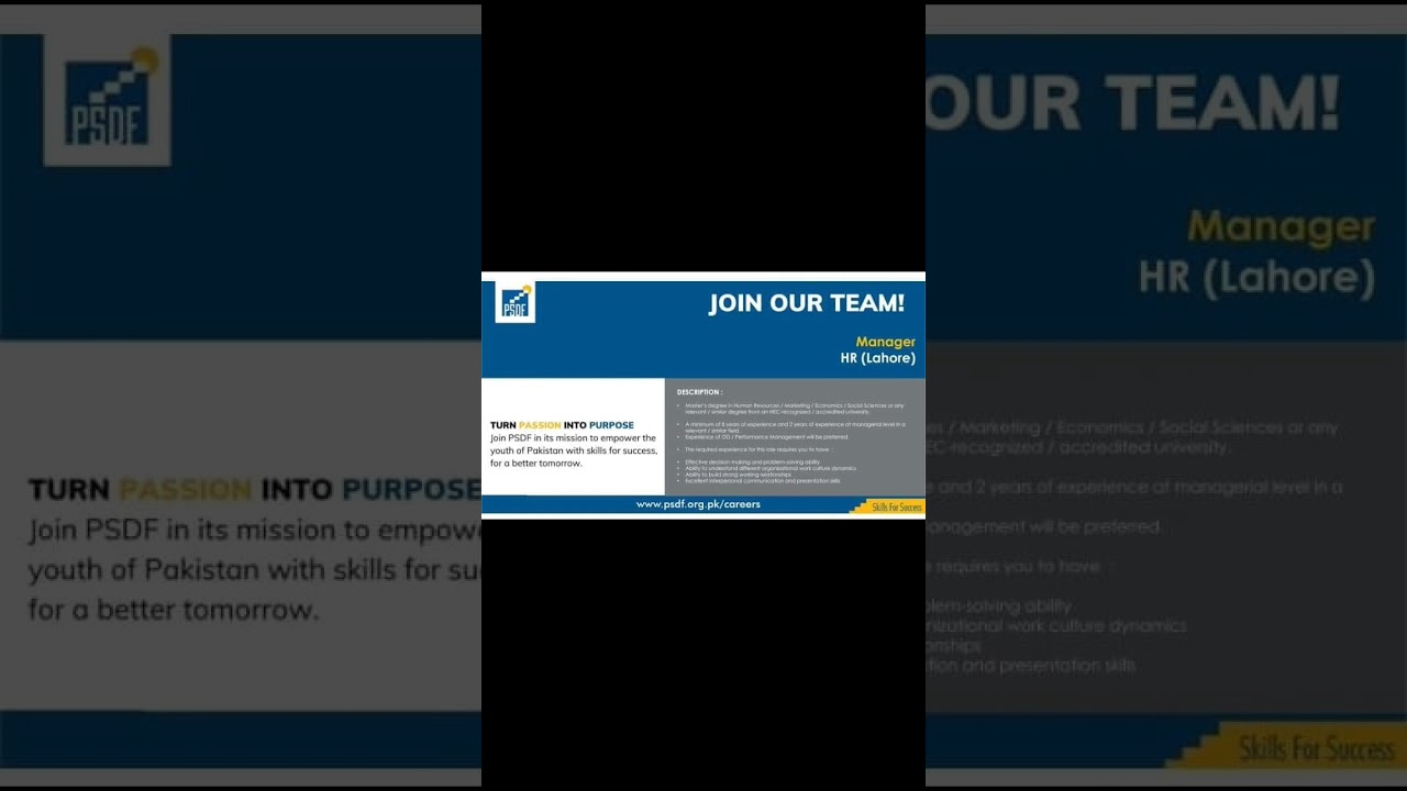 PSDF is Hiring | Excellent Job Opportunities | Must Visit and Apply