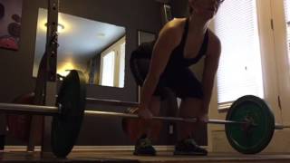 Play video: Power Clean and Jerk with Aldo Roy - Christmas Eve 2016 - Roy's gym in Sudbury (Garson, ON)