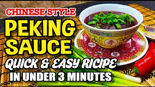 CHINESE PEKING SAUCE Cooked in under 3 minutes. Chinese Take away SECRET RECIPE.