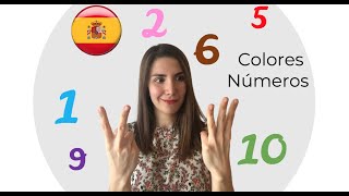 Numbers and colours in Spanish - BEGINNERS - English Subtitles