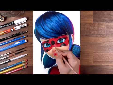 Mükemmel Uğur Böceği Çizimi | Mucize Uğur Böceği ile Kara Kedi / Perfect Ladybug Drawing