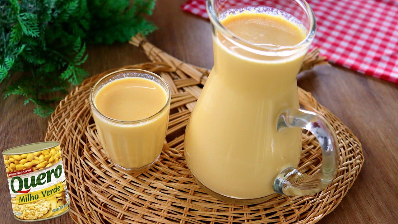 SUCO DE MILHO NÃO PRECISA IR AO FOGO FICA DELICIOSO