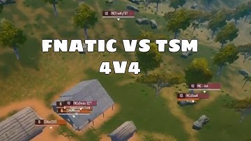 FNATIC VS TSM ENTITY | 4v4 BATTLE | PMPL