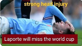 Aymeric laporte head injury VS Brentford 😡😔