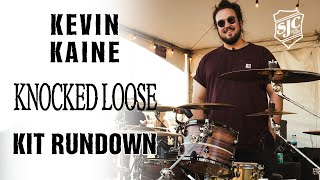 Kevin Kaine of Knocked Loose SJC Custom Drums Kit Rundown