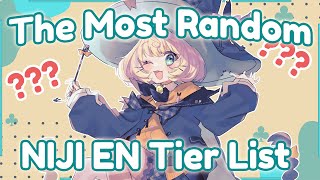 【TIERLIST】Most random tierlist ever. NIJI EN edition ✨ ☆⭒NIJISANJI EN ✧ Millie Parfait ☆⭒