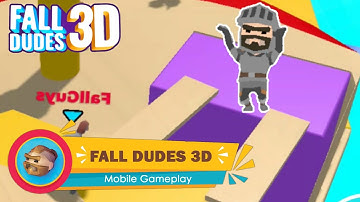 Fall Dudes 3D Gameplay (iOS & Android) Walkthrough Part 9 | Fall Guys Mobile Early Access