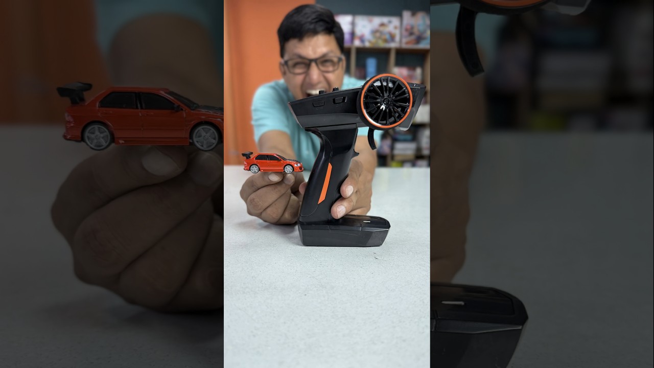 RC Drift Car 1/76 from Turbo Racing Unboxing and Test 