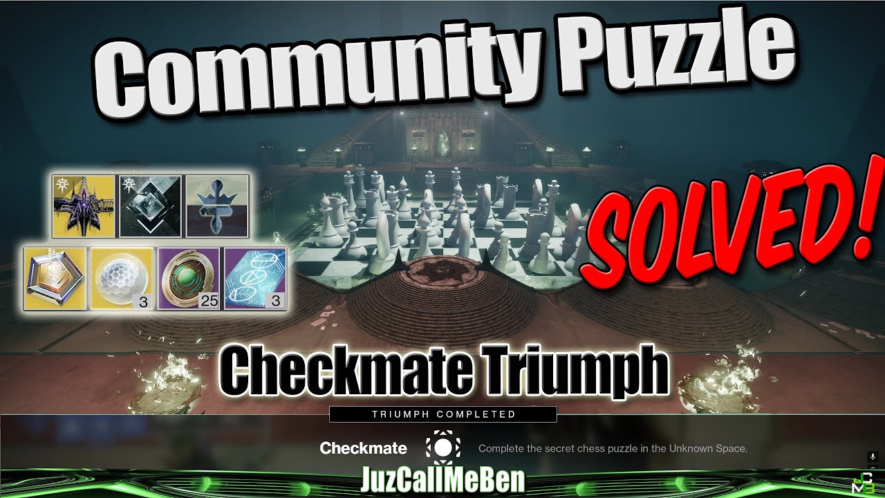 Destiny 2 Community Chess Puzzle Solution & Cutscene
