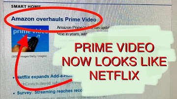 Prime Video Looking Like Netflix
