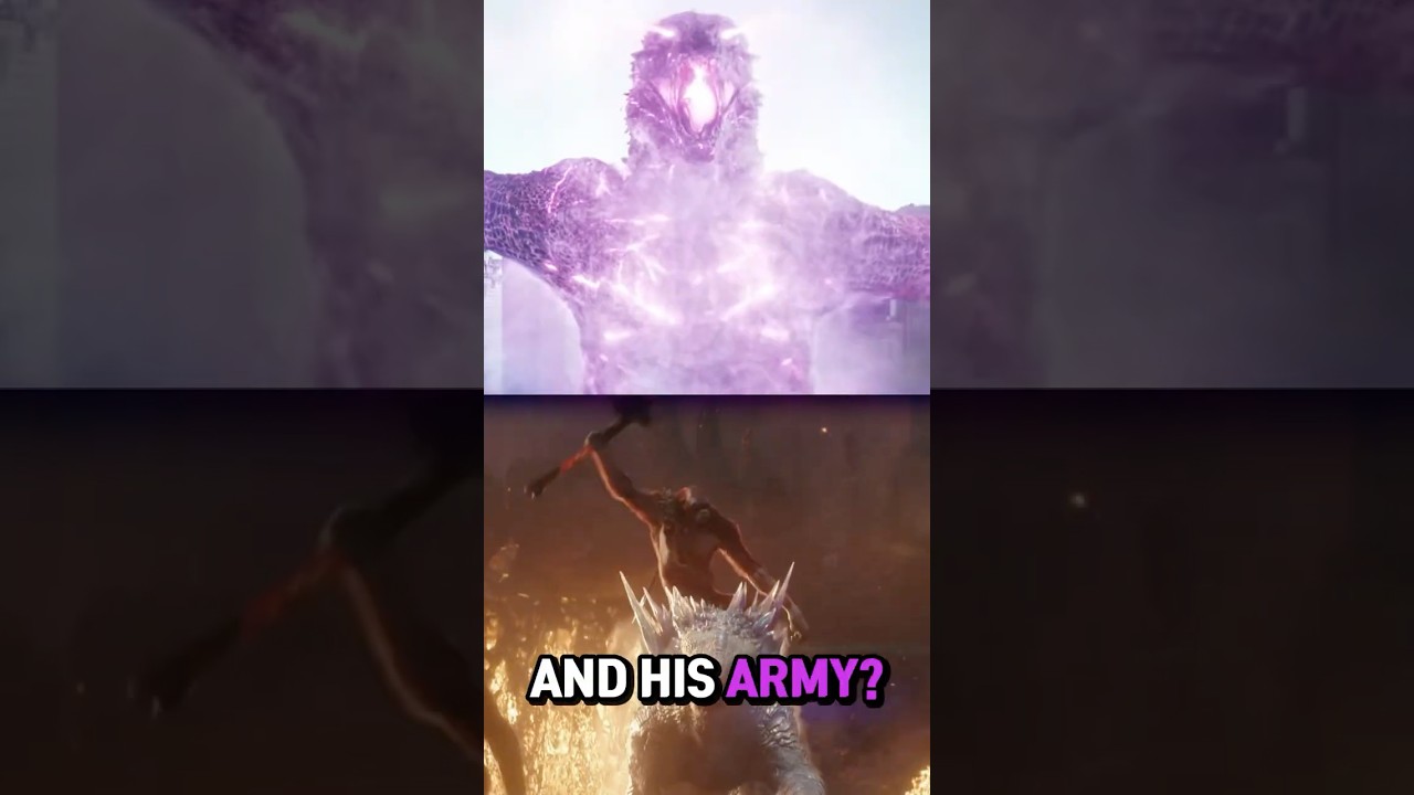 Годзилла играет в одиночку? 