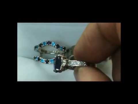 YARING PLATERO Video 74 - Sapphire Engagement Wedding ring (Jewelers Services below - show more)
