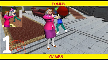 Horror School Teacher Scary Ghost Games Gameplay Walkthrough (Android,iOS) - Part 1