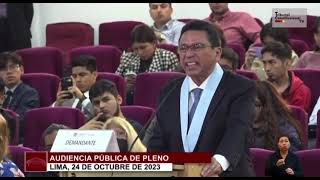 Informe ante Tribunal Constitucional - Dr. Humberto Abanto