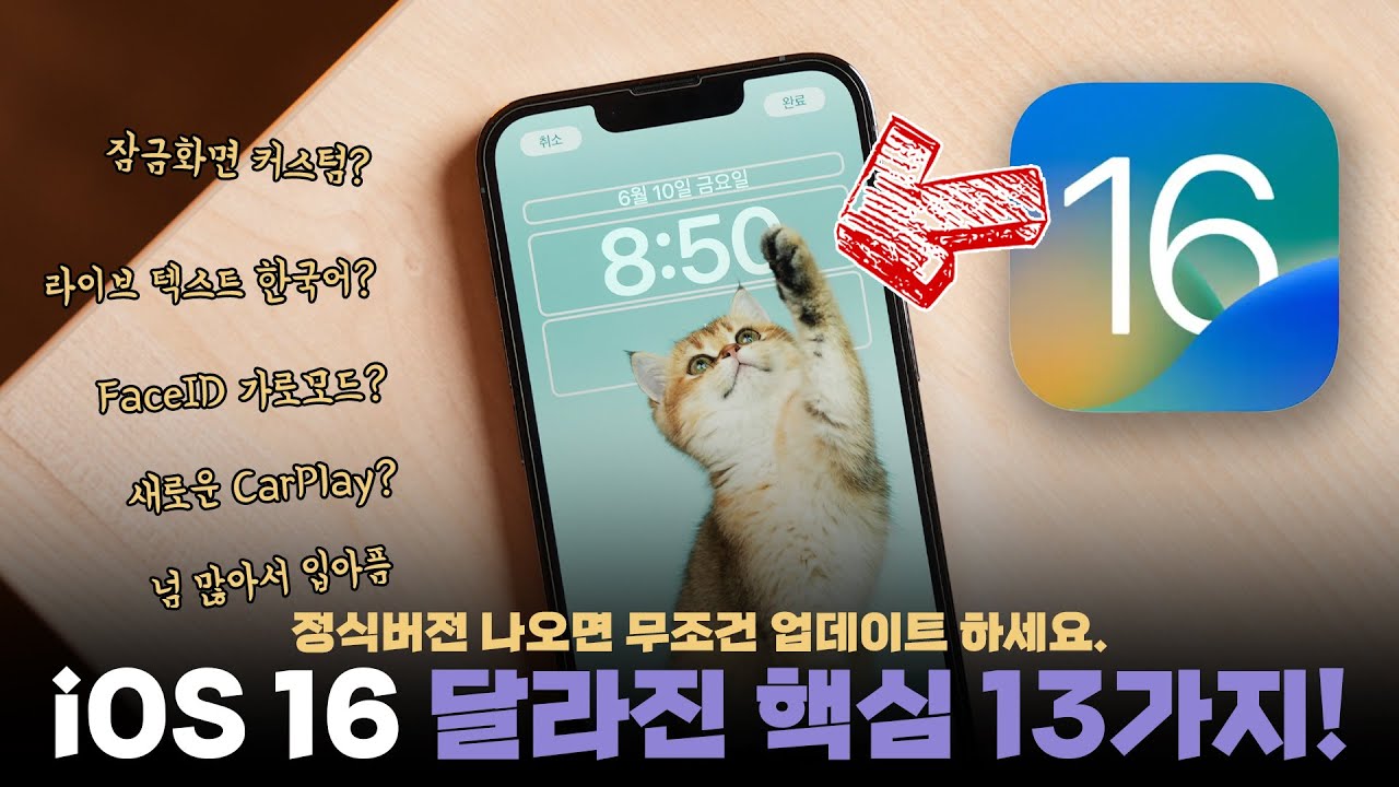 이번 건 진짜 업데이트 할만합니다. AI 기능이 사기적으로 좋아진 iOS 16 Beta 1 달라진 13가지!