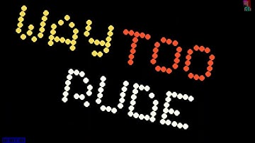 [RƎVERTƎD] Way Too Rude by Logicoma & Loonies (Amiga OCS 64K intro, 2020)