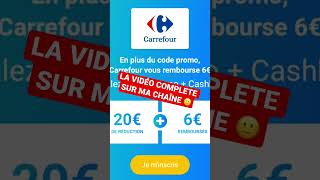 Comment obtenir 100€ de courses pour 4€ chez Carrefour 