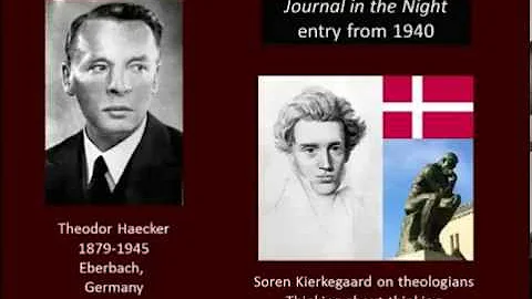 Kierkegaard on Theologians (Haecker 1940)