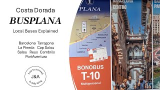 Salou Buses - Costa Dorada bus timetables explained, La Pineda, Tarragona, Salou, Cambrilis, Reus