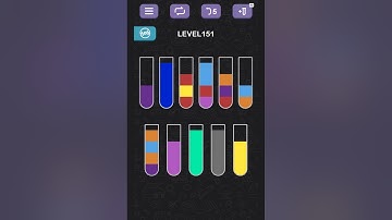 Water Sort Puzzle level 151#games #androidgames