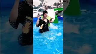 Oh my god, Sky City Trampoline Climbing Sports Hall Kunming Parent-Child Paradise. Water Park #257