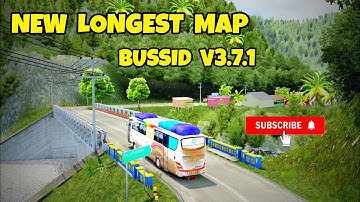 LONGEST MAP MOD for bus simulator Indonesia #newbusmod #villagemap #offroding #bussidmapmod