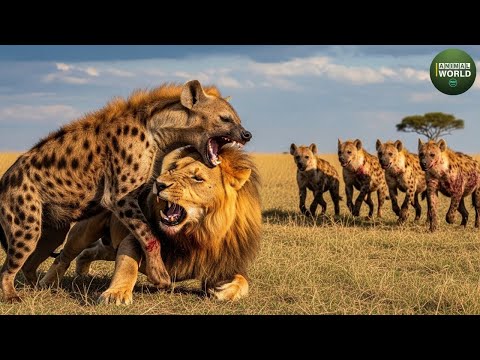 الأسود والكلاب والضباع معركة دامية في سيرينغيتي وثائقي عن الحيوانات 