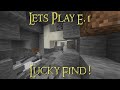 Minecraft Lets Play Episode 1 - LUCKY FIND!?!?