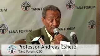 Prof. Andreas Eshete speaks at Tana Forum Press Conference screenshot 1