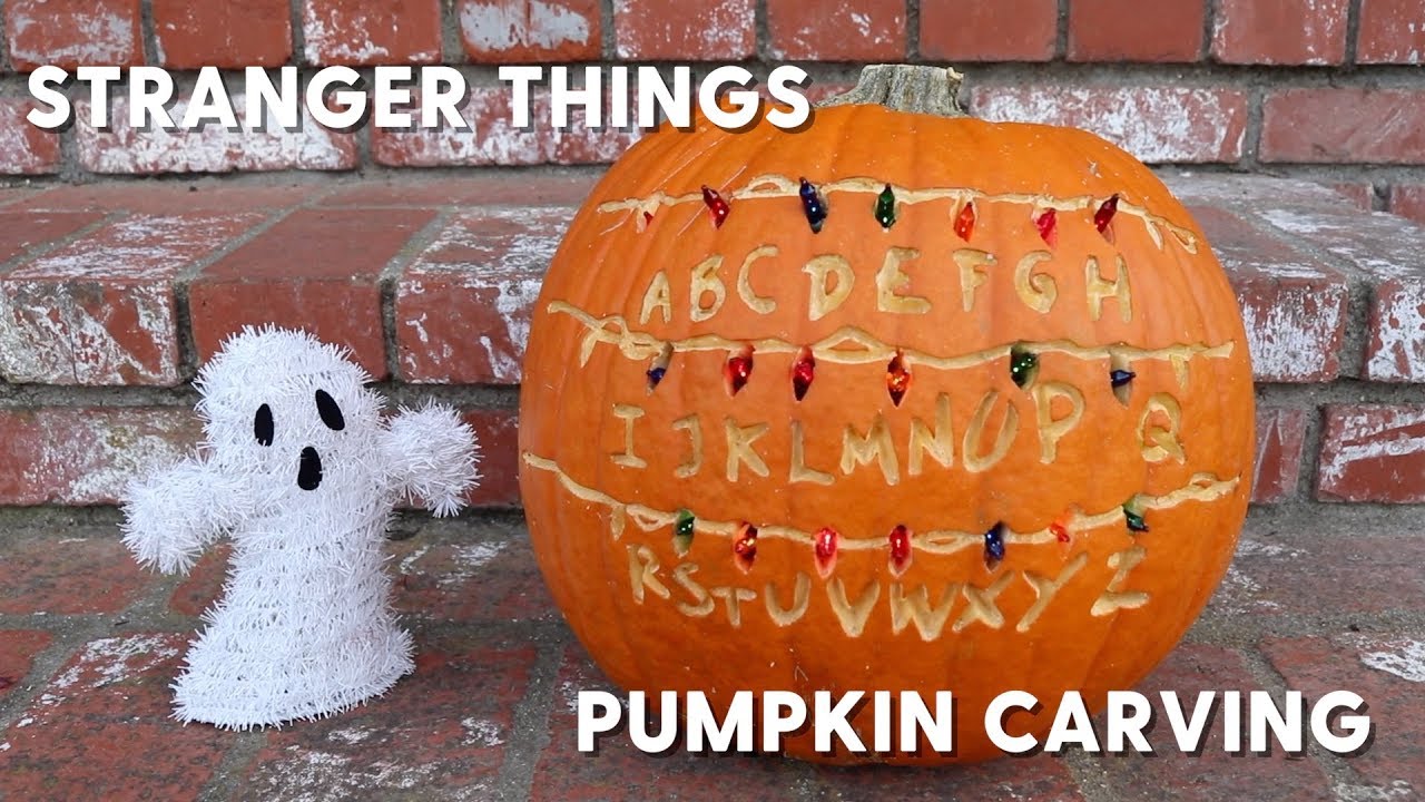Stranger Things Pumpkin Carving DIY - YouTube stranger-things-pumpkin-carving-diy-youtube