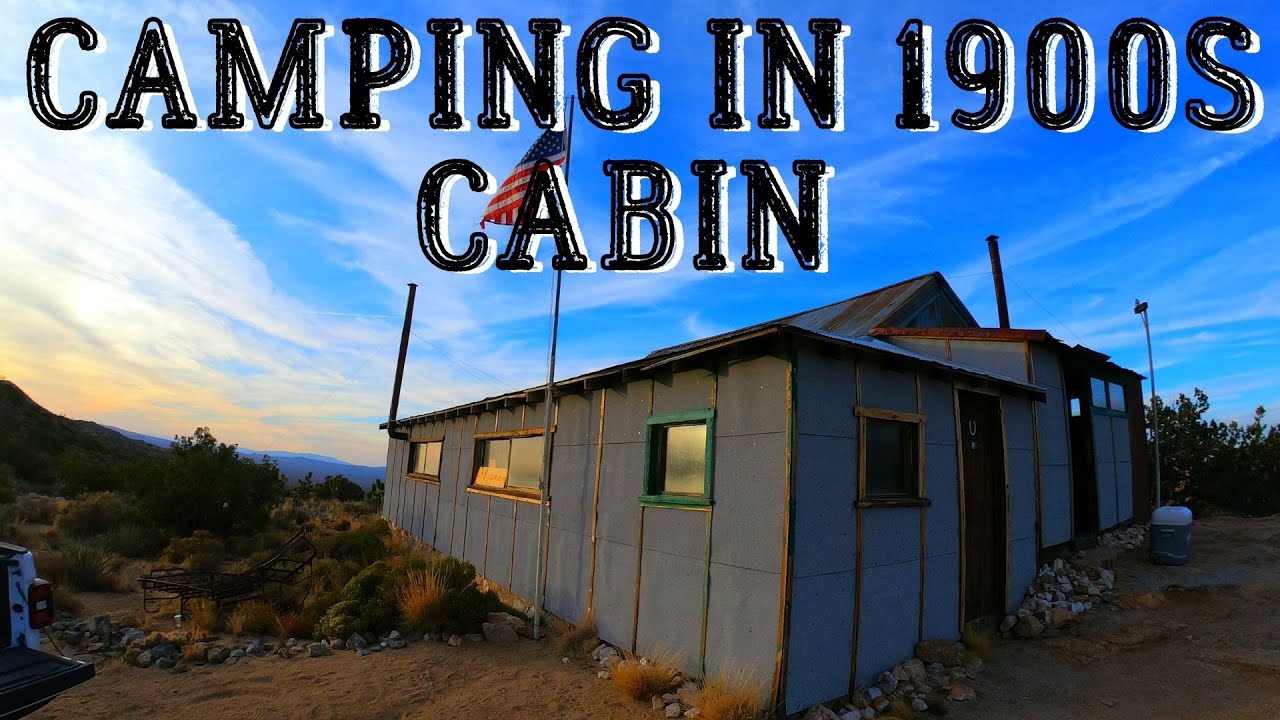 Camping In Abandoned 1900s Cabin In The Middle Of Desert