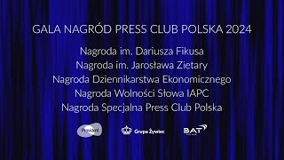 Gala Nagród Press Club Polska 2024