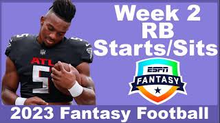 Week 2 RB Starts/Sits | 2023 Fantasy Football