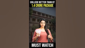🔥This College Better Than IIT😱 1.4 Crore Placement | IIT Bombay  Motivation| JEE Mains  #shorts