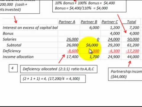 Accounting for Partnerships: Determining Loss Allocation and Distribution Based on Profit Loss Ratios