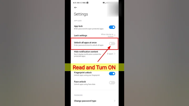 App Lock Settings | How to App Lock Settings | #shorts #applock