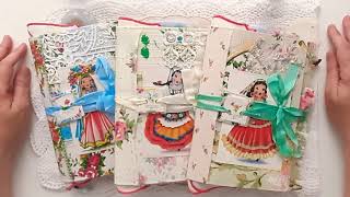 Vintage Doll Junk Journal Inspiration Bundle flip through