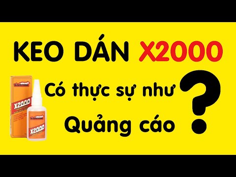 Video Keo dán đa năng x2000 chính hãng có thực sự hiệu quả... - youtube