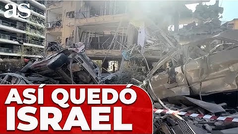 Así es como han quedado las CASAS y EDIFICIOS en ISRAEL tras los misiles de IRÁN