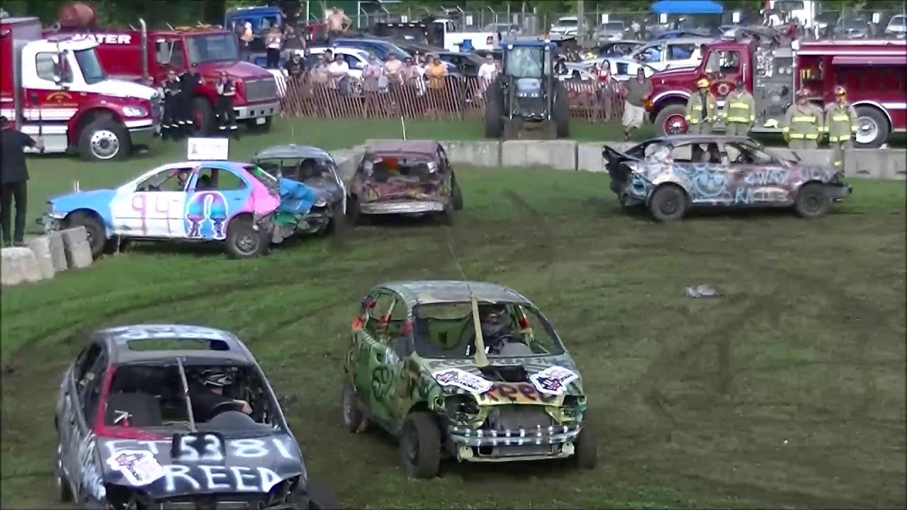 demolition derby 2018 ORO DEMO DERBY MINI SMASH HEATS