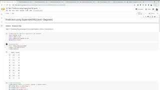 Task 1 Prediction using Supervised ML @The Sparks Foundation